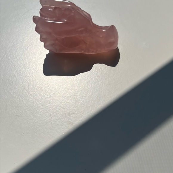 SOLD!
Rose Quartz Mini Dragon Head - Picture 12 of 13